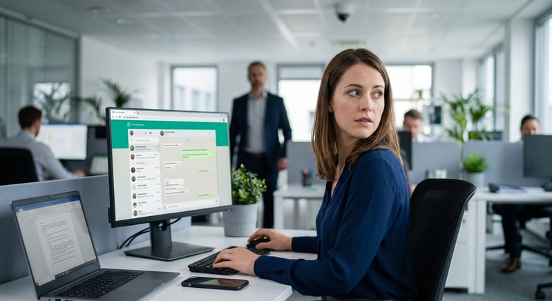 empresa pode monitorar whatsapp web